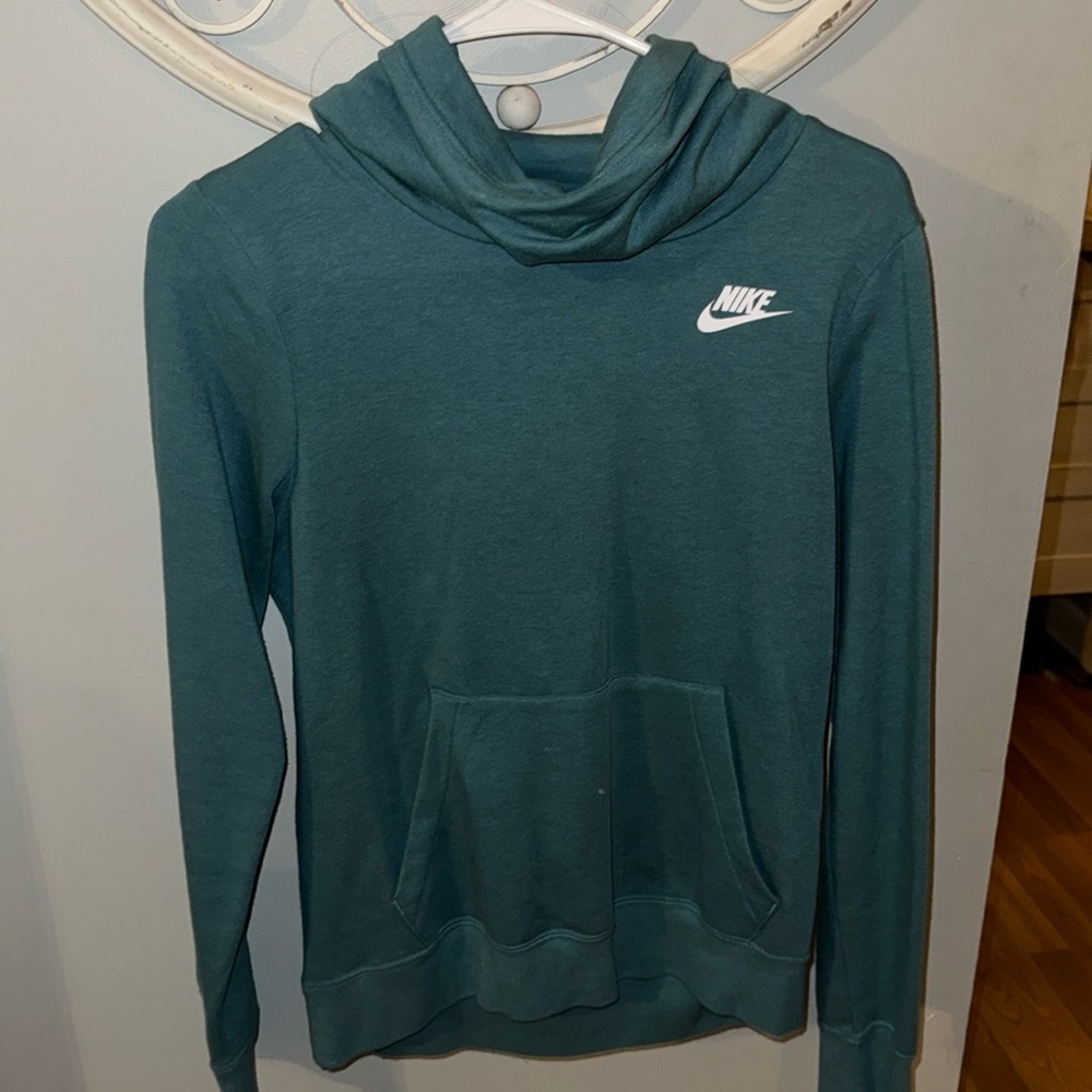 Nike blue hoodie.